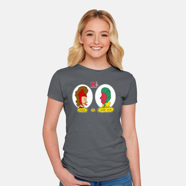 Sitcom Comic-Womens-Fitted-Tee-demonigote