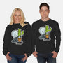 Baby Terror-Unisex-Crew Neck-Sweatshirt-demonigote