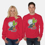 Baby Terror-Unisex-Crew Neck-Sweatshirt-demonigote