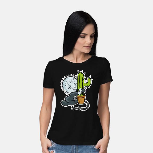 Baby Terror-Womens-Basic-Tee-demonigote