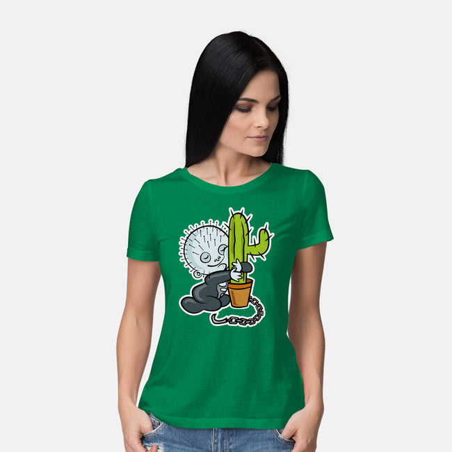 Baby Terror-Womens-Basic-Tee-demonigote