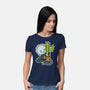 Baby Terror-Womens-Basic-Tee-demonigote