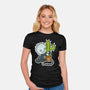 Baby Terror-Womens-Fitted-Tee-demonigote