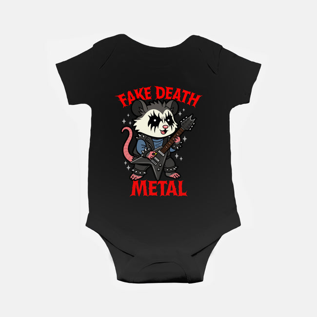 Fake Death Metal-Baby-Basic-Onesie-Boggs Nicolas