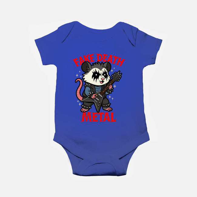 Fake Death Metal-Baby-Basic-Onesie-Boggs Nicolas