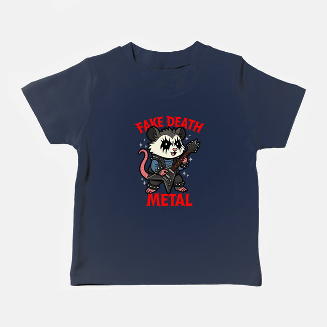 Fake Death Metal-Baby-Basic-Tee-Boggs Nicolas