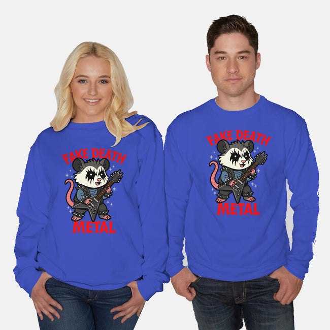 Fake Death Metal-Unisex-Crew Neck-Sweatshirt-Boggs Nicolas