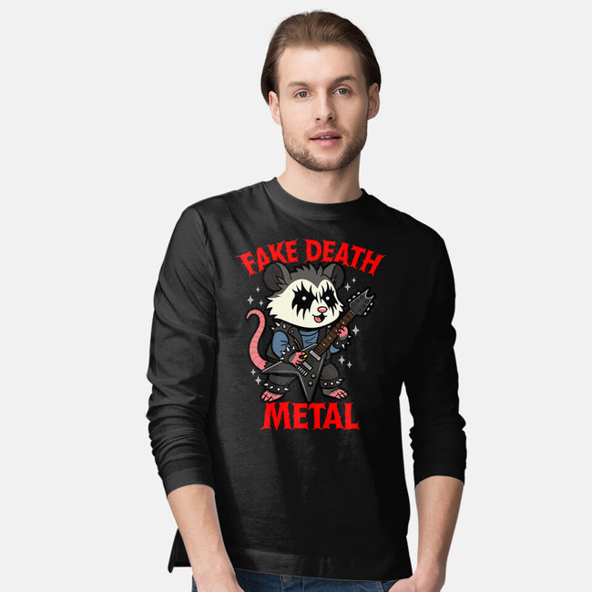 Fake Death Metal-Mens-Long Sleeved-Tee-Boggs Nicolas