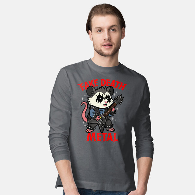 Fake Death Metal-Mens-Long Sleeved-Tee-Boggs Nicolas