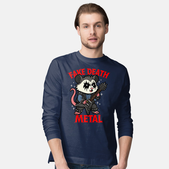 Fake Death Metal-Mens-Long Sleeved-Tee-Boggs Nicolas