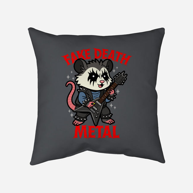 Fake Death Metal-None-Removable Cover w Insert-Throw Pillow-Boggs Nicolas