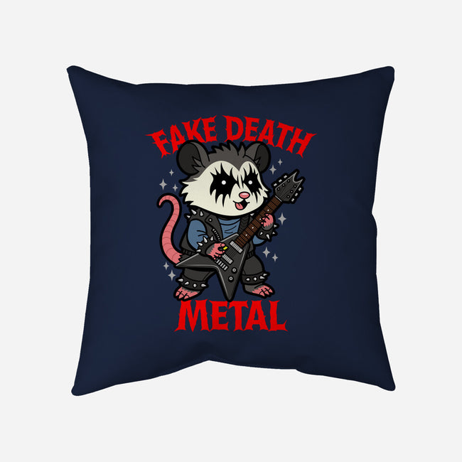 Fake Death Metal-None-Removable Cover w Insert-Throw Pillow-Boggs Nicolas
