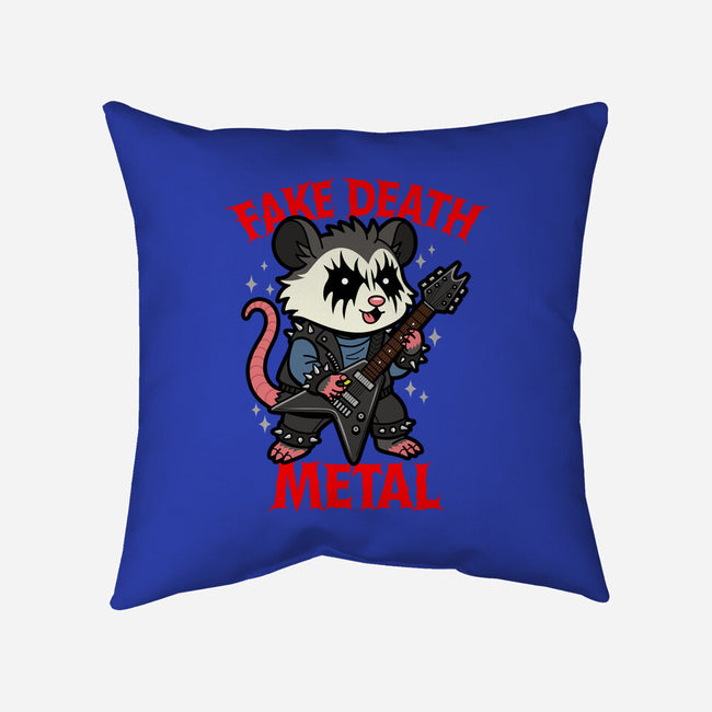 Fake Death Metal-None-Removable Cover w Insert-Throw Pillow-Boggs Nicolas