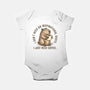 I Just Need A Coffee-Baby-Basic-Onesie-glitchygorilla