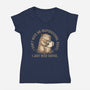 I Just Need A Coffee-Womens-V-Neck-Tee-glitchygorilla