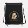 I Just Need A Coffee-None-Drawstring-Bag-glitchygorilla