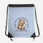 I Just Need A Coffee-None-Drawstring-Bag-glitchygorilla
