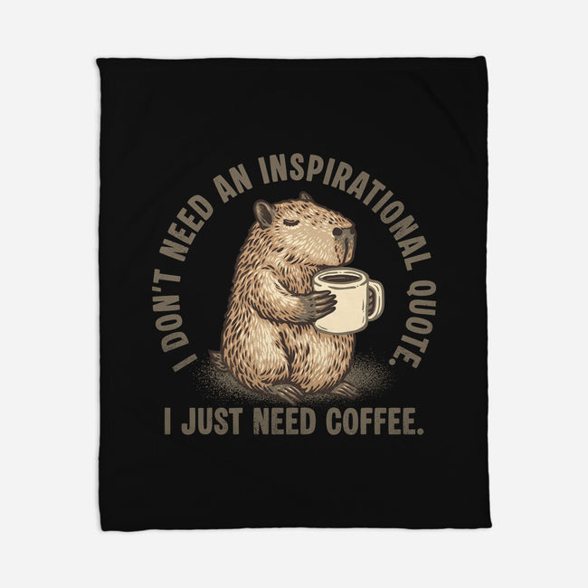 I Just Need A Coffee-None-Fleece-Blanket-glitchygorilla