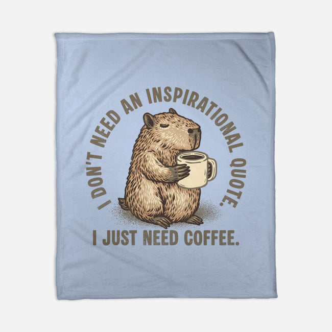 I Just Need A Coffee-None-Fleece-Blanket-glitchygorilla