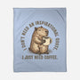 I Just Need A Coffee-None-Fleece-Blanket-glitchygorilla