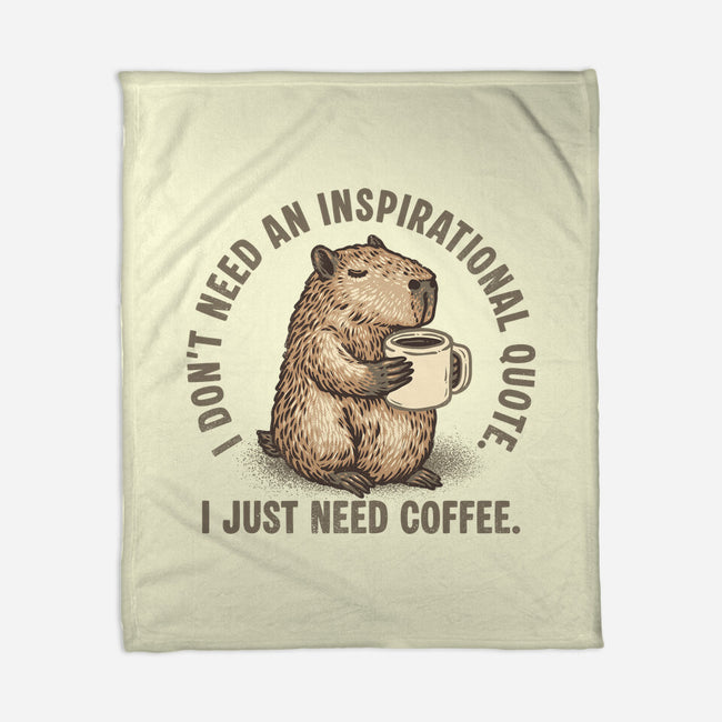 I Just Need A Coffee-None-Fleece-Blanket-glitchygorilla