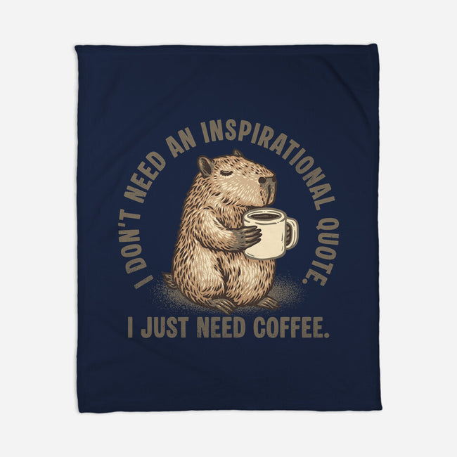 I Just Need A Coffee-None-Fleece-Blanket-glitchygorilla