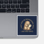 I Just Need A Coffee-None-Glossy-Sticker-glitchygorilla