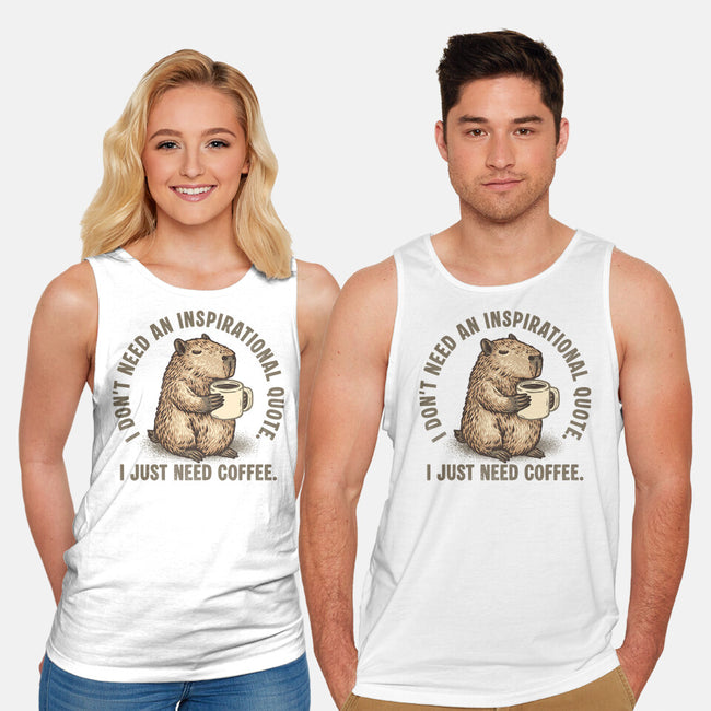 I Just Need A Coffee-Unisex-Basic-Tank-glitchygorilla