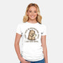 I Just Need A Coffee-Womens-Fitted-Tee-glitchygorilla