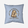 I Just Need A Coffee-None-Removable Cover w Insert-Throw Pillow-glitchygorilla