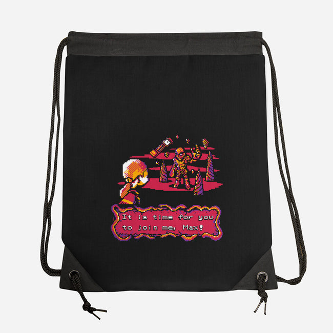 Pocket Stranger-None-Drawstring-Bag-demonigote
