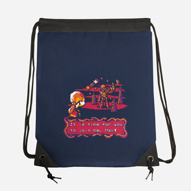 Pocket Stranger-None-Drawstring-Bag-demonigote