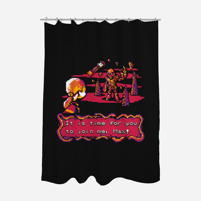 Pocket Stranger-None-Polyester-Shower Curtain-demonigote
