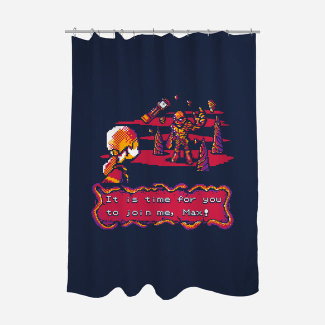 Pocket Stranger-None-Polyester-Shower Curtain-demonigote
