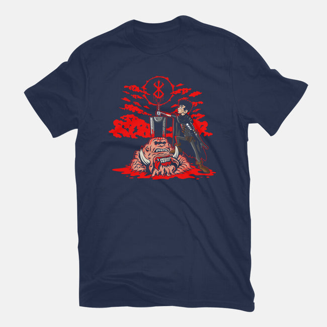 The Hunk Of Iron-Mens-Heavyweight-Tee-demonigote