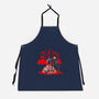 The Hunk Of Iron-Unisex-Kitchen-Apron-demonigote