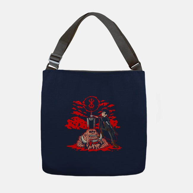 The Hunk Of Iron-None-Adjustable Tote-Bag-demonigote