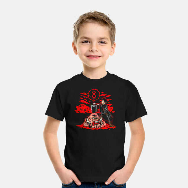 The Hunk Of Iron-Youth-Basic-Tee-demonigote