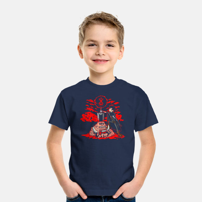 The Hunk Of Iron-Youth-Basic-Tee-demonigote