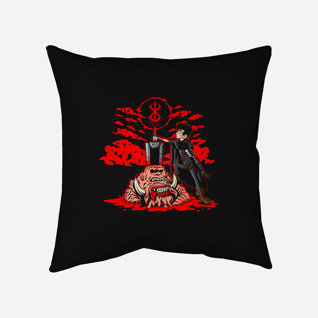 The Hunk Of Iron-None-Removable Cover w Insert-Throw Pillow-demonigote