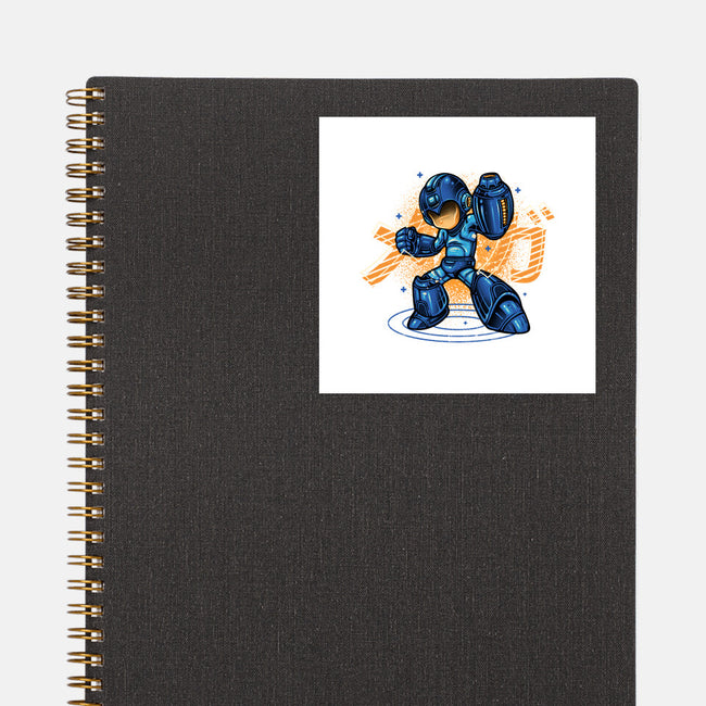 Mega Blast-None-Glossy-Sticker-glitchygorilla