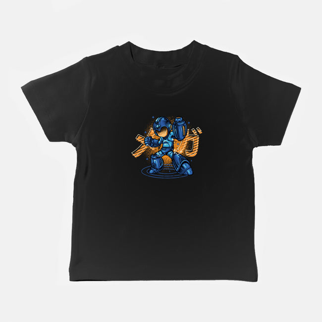 Mega Blast-Baby-Basic-Tee-glitchygorilla