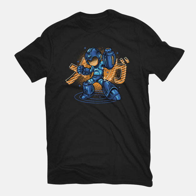 Mega Blast-Womens-Basic-Tee-glitchygorilla