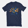 Mega Blast-Womens-Basic-Tee-glitchygorilla