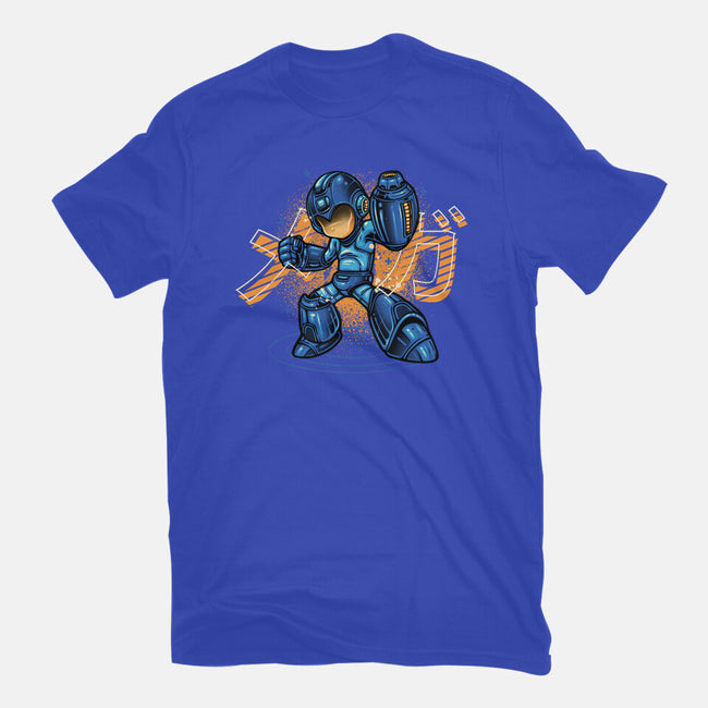 Mega Blast-Womens-Basic-Tee-glitchygorilla