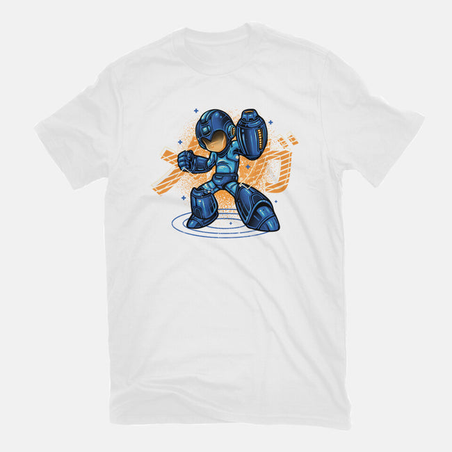 Mega Blast-Womens-Basic-Tee-glitchygorilla