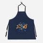 Mega Blast-Unisex-Kitchen-Apron-glitchygorilla