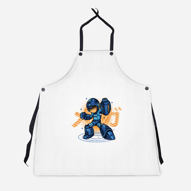 Mega Blast-Unisex-Kitchen-Apron-glitchygorilla