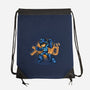 Mega Blast-None-Drawstring-Bag-glitchygorilla