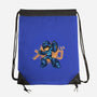 Mega Blast-None-Drawstring-Bag-glitchygorilla